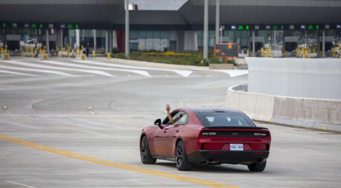 U.S.-Canada bridge opens in Detroit even as trade disputes test the neighbors’ ties